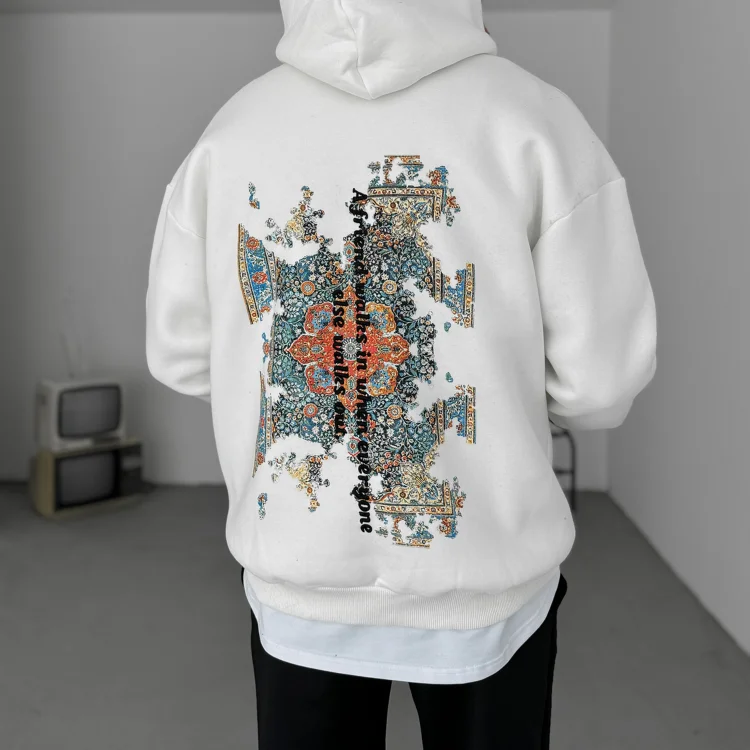 Street Ethnic Design Casual Oversized Hoodie