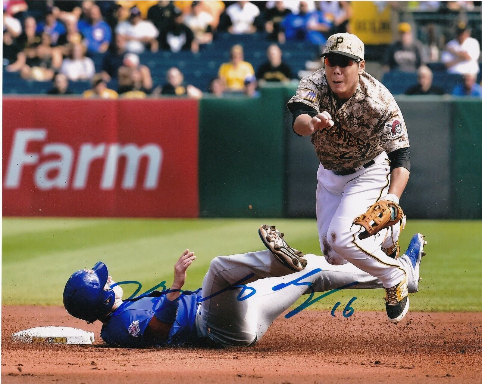 JUNG HO KANG PITTSBURGH PIRATES ACTION SIGNED 8x10