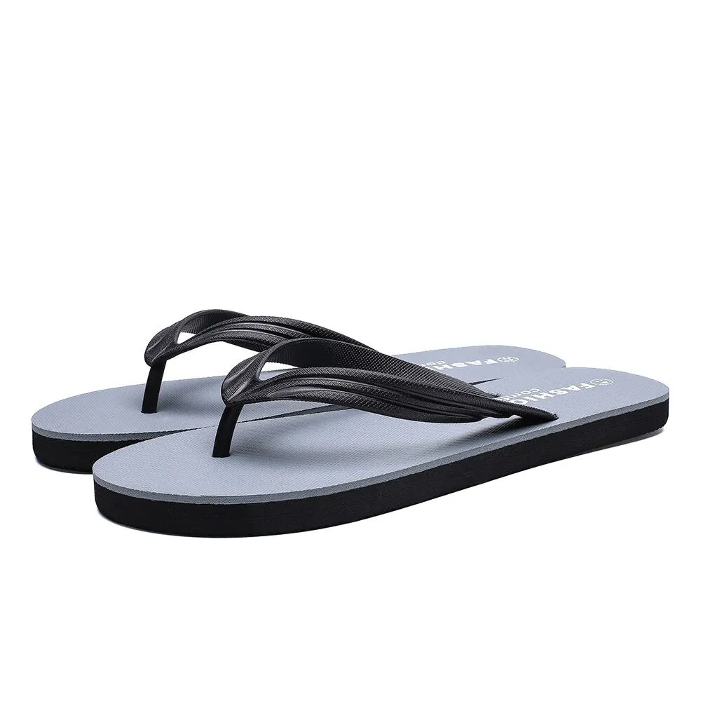 Men's Slippers 2021 New Summer Trend Fashion Personality Beach Flip Flops Outside Wear Non-Slip Wear-Resistant Flip-Flops Men