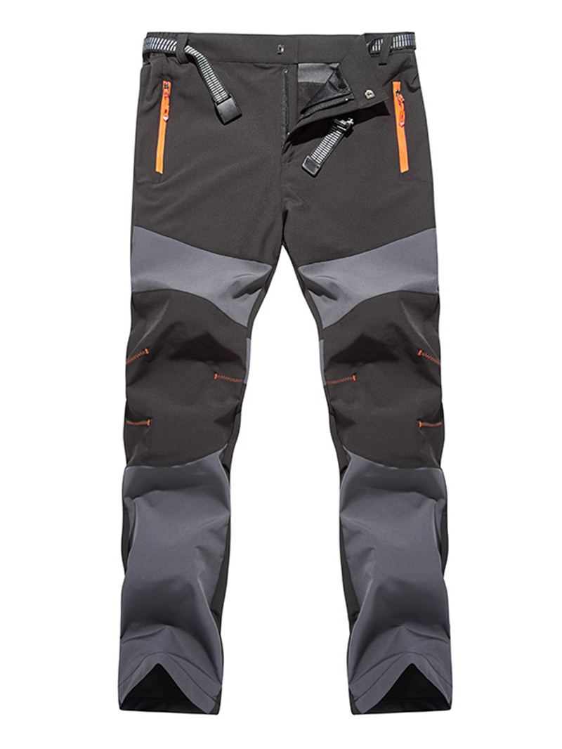 Men's Quick Dry Waterproof Lightweight Outdoor Contrast Cargo Pants