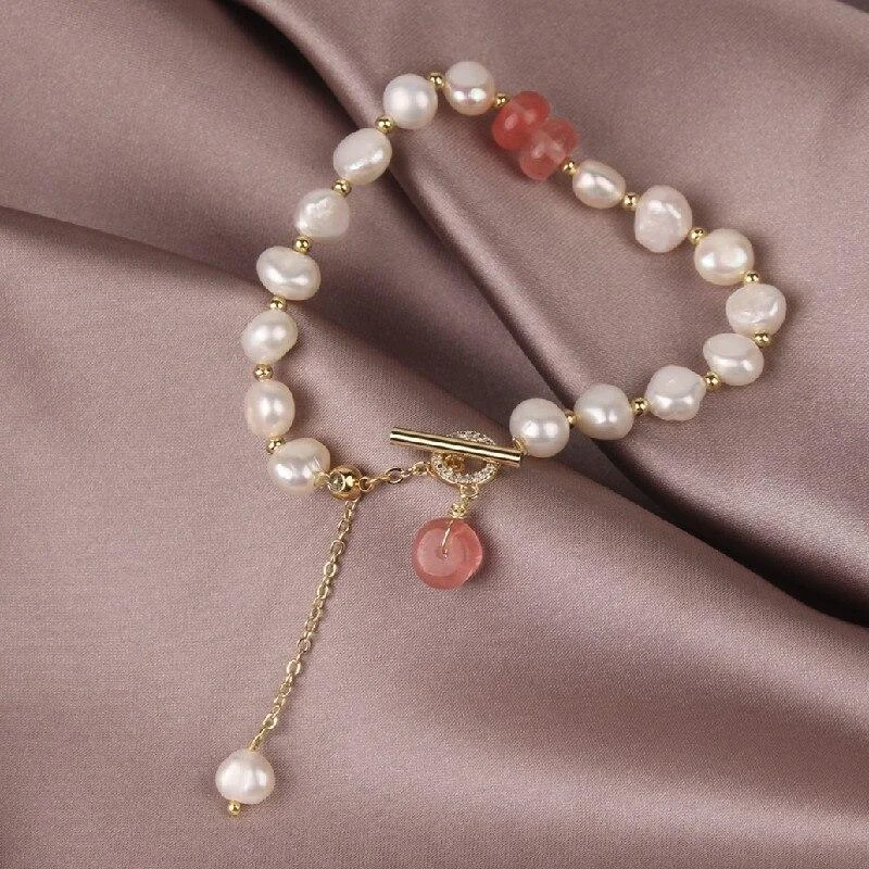 Freshwater Pearl Aventurine Bracelet