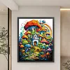 (Big Size)[Brand]Mushroom Room - 14CT Stamped Cross Stitch - 50*63cm