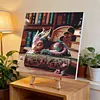 Framed Sleeping Little Dragon-Paint By Numbers Acrylic Painting 20*20Cm With Color Box 3Ml（12Colors）