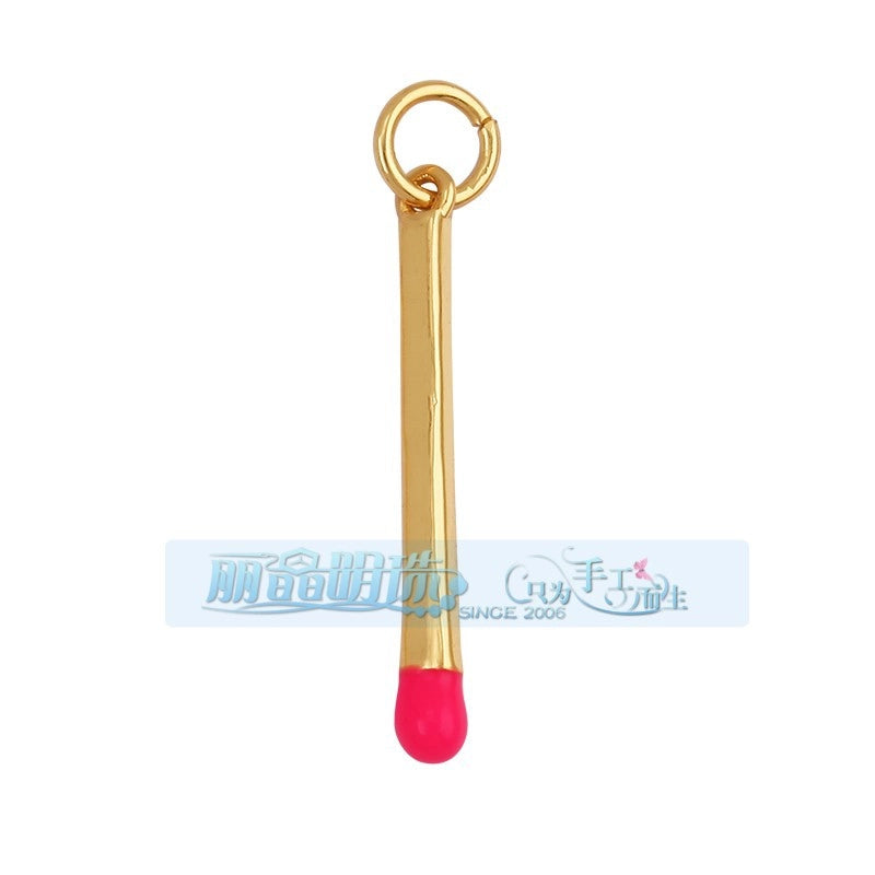 1 Piece 27*7.5mm 6*24mm Copper Lightning Pendant Jewelry Accessories