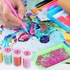 Diamond Painting Tool Kit DIY Embroidery Pen Glue Storage Box Mesh Bag Sets