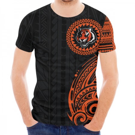 Men's Cincinnati Bengals Black T-Shirt 028N