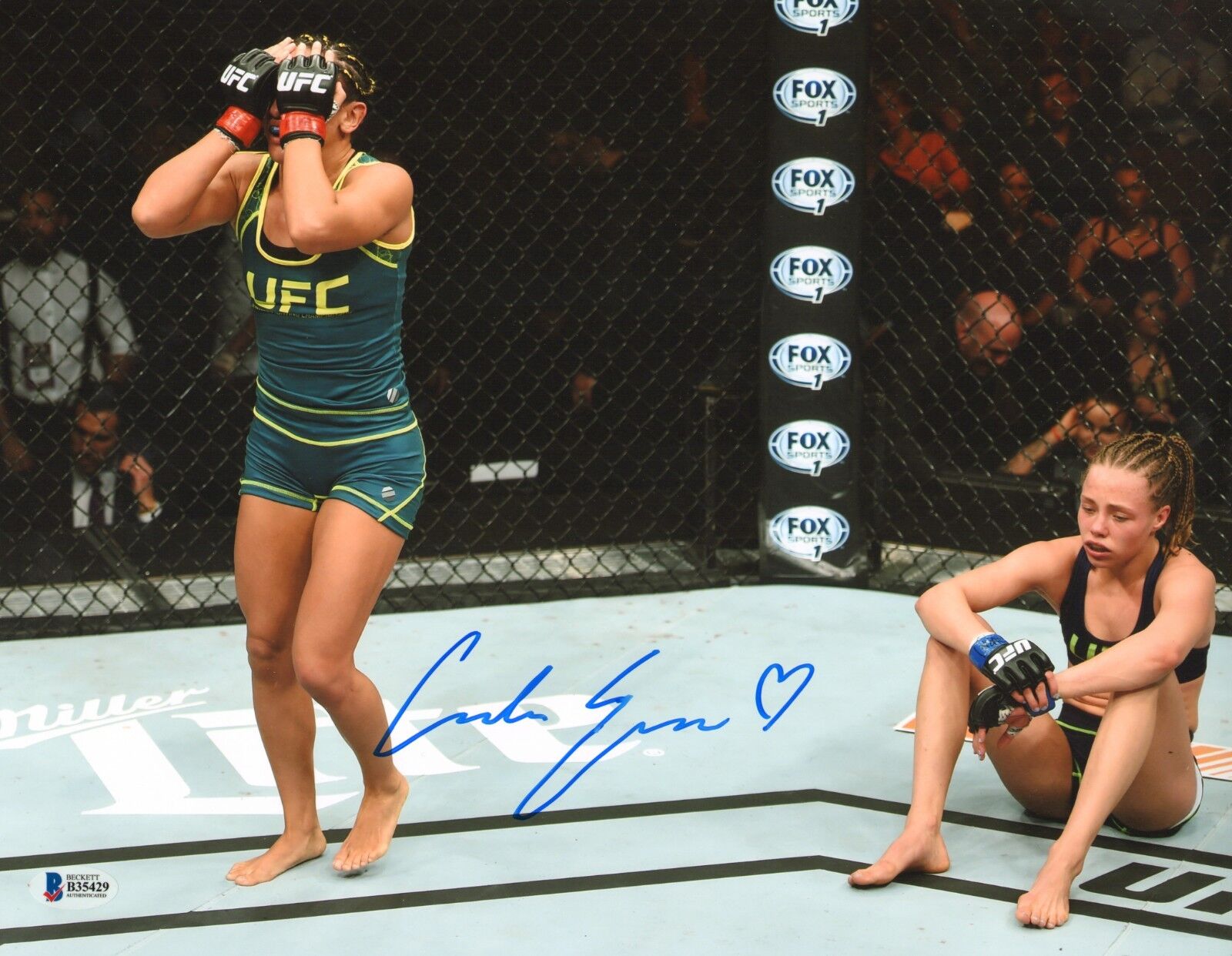 Carla Esparza Signed UFC 11x14 Photo Poster painting BAS Beckett COA TUF 20 Picture Autograph 5