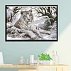 Tiger-14CT Stamped Cross Stitch Kit(51*36cm)