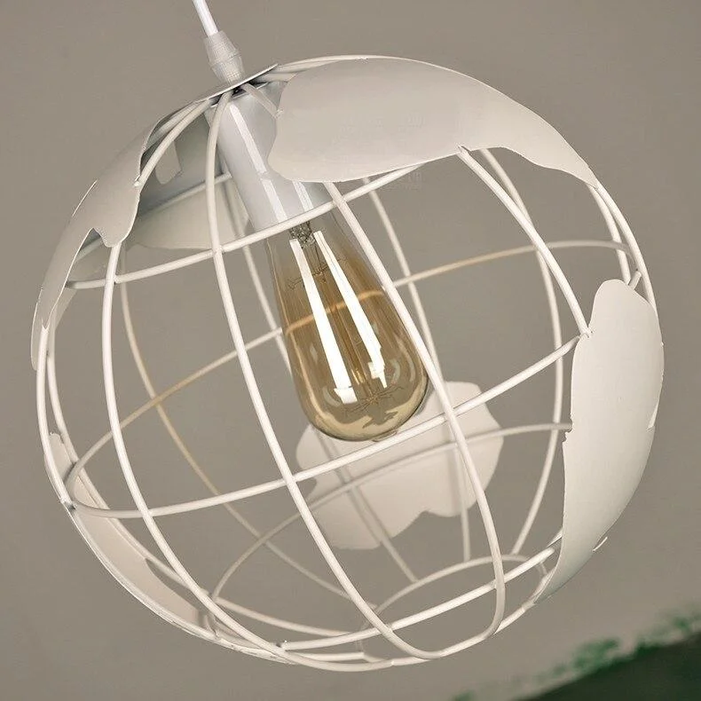 Modern Globe Pendant Lights Black/White Pendant Lamps for Bar