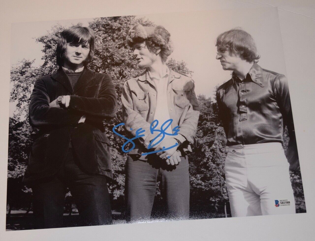 Ginger Baker Signed Autograph 11x14 Photo Poster painting Cream Blind Faith Drummer Beckett COA