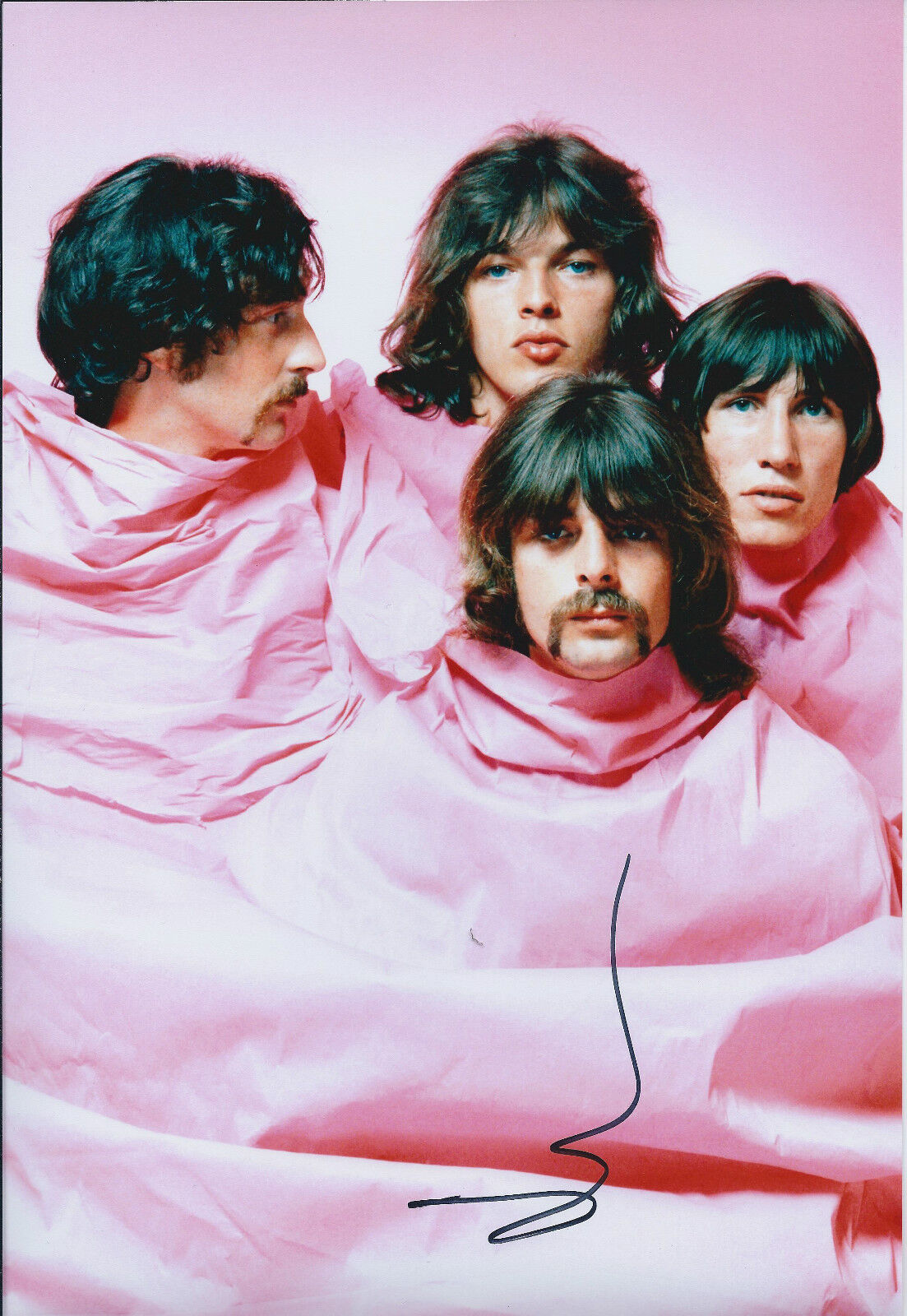 Nick MASON Signed Autograph 12x8 Photo Poster painting AFTAL COA Pink FLOYD Composer Drummer