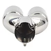 Dual Exhaust Tip Rolled Edge Slant Cut Tailpipe Tip 3 inch Inlet (Silver)