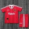 1995-1996 Retro Liverpool Home Football Jersey 1:1 Thai Quality Kids Size