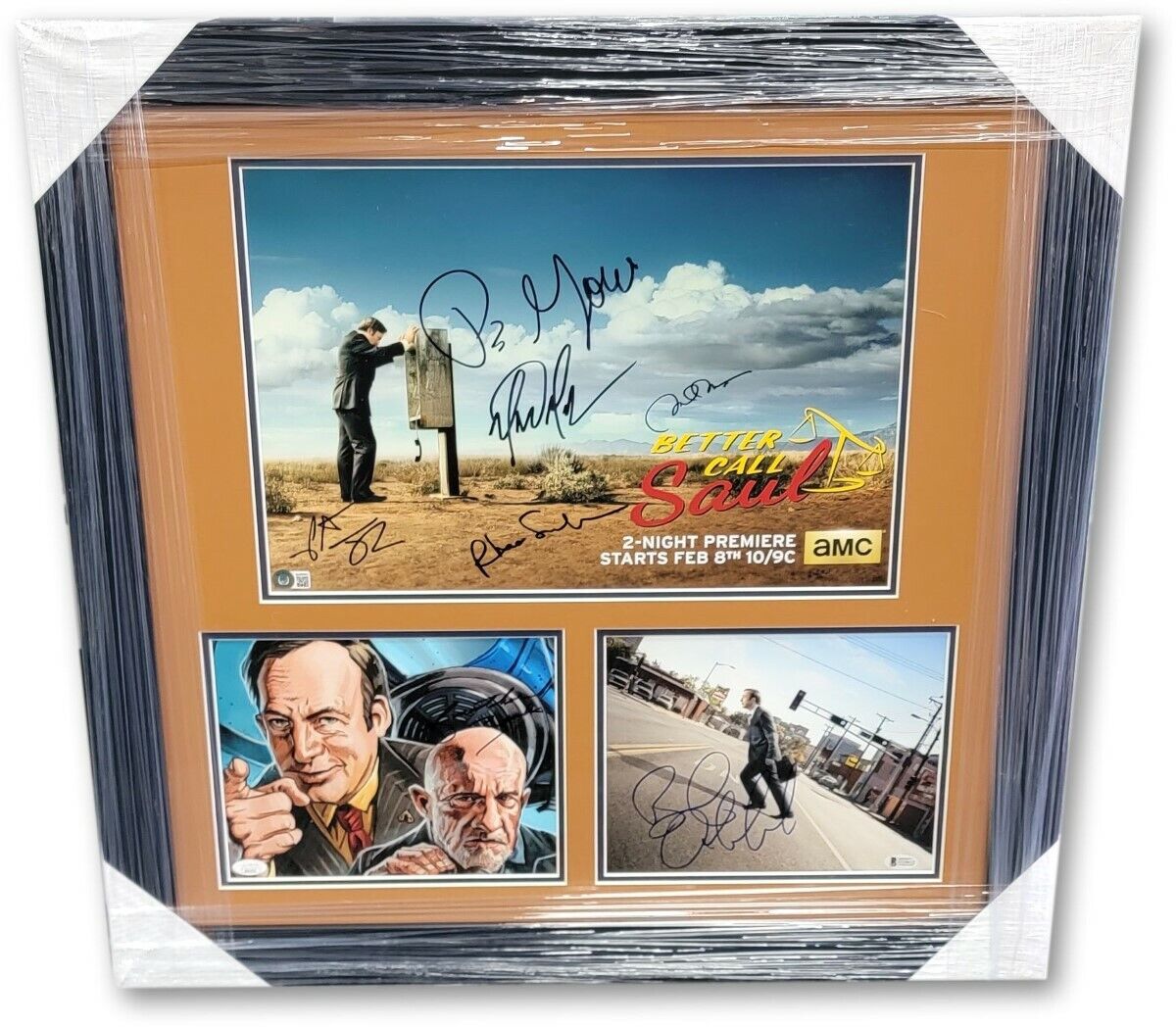 Better Call Saul Cast Signed Autographed Frame Photo Poster painting Odenkirk Banks BAS