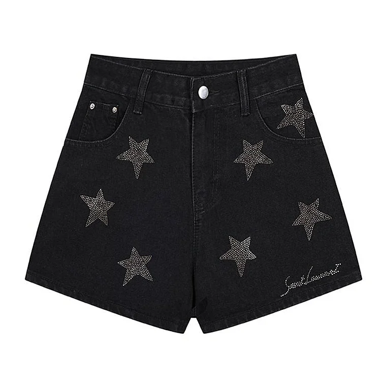 Star Rhinestone Shorts