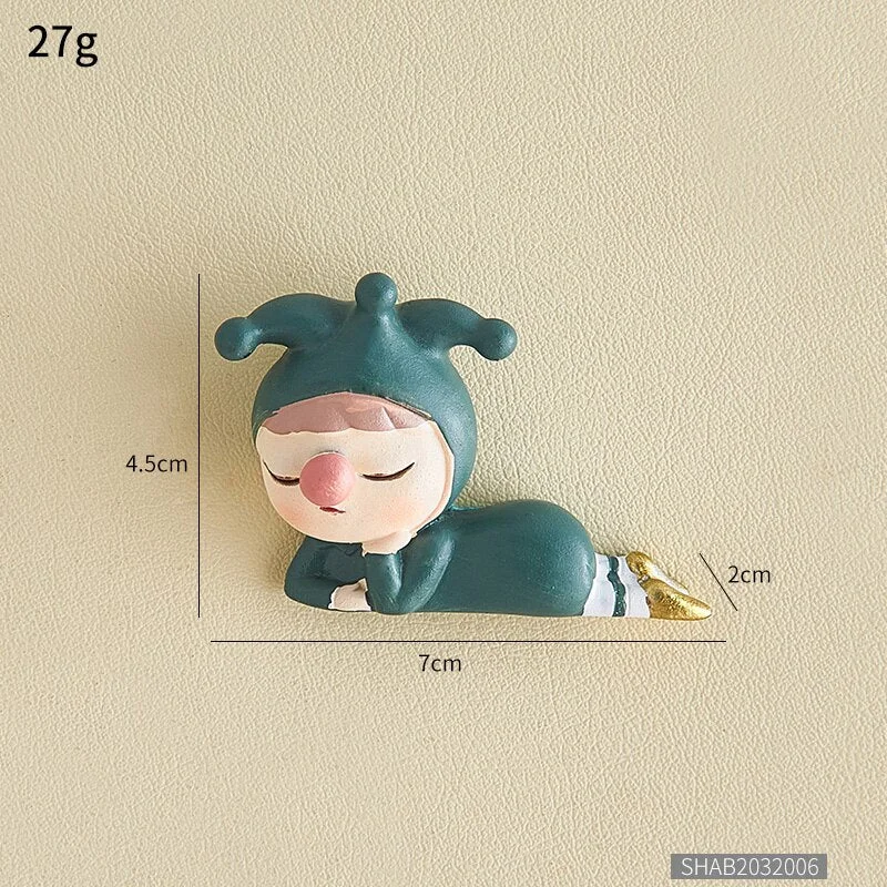 Christmas Decoration Creative Clown Resin 3d Decorative Light Switch Cover Wall Sticker Room Decor Switch Sticker Doorbell cover