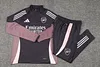 2024/2025 Arsenal Half-Pull Training Suit Purple Football Shirt 1:1 Thai Quality Set