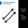 TRQ Front Sway Bar Stabilizer Link Set Compatible with 1999-2004 Jeep Grand Cherokee