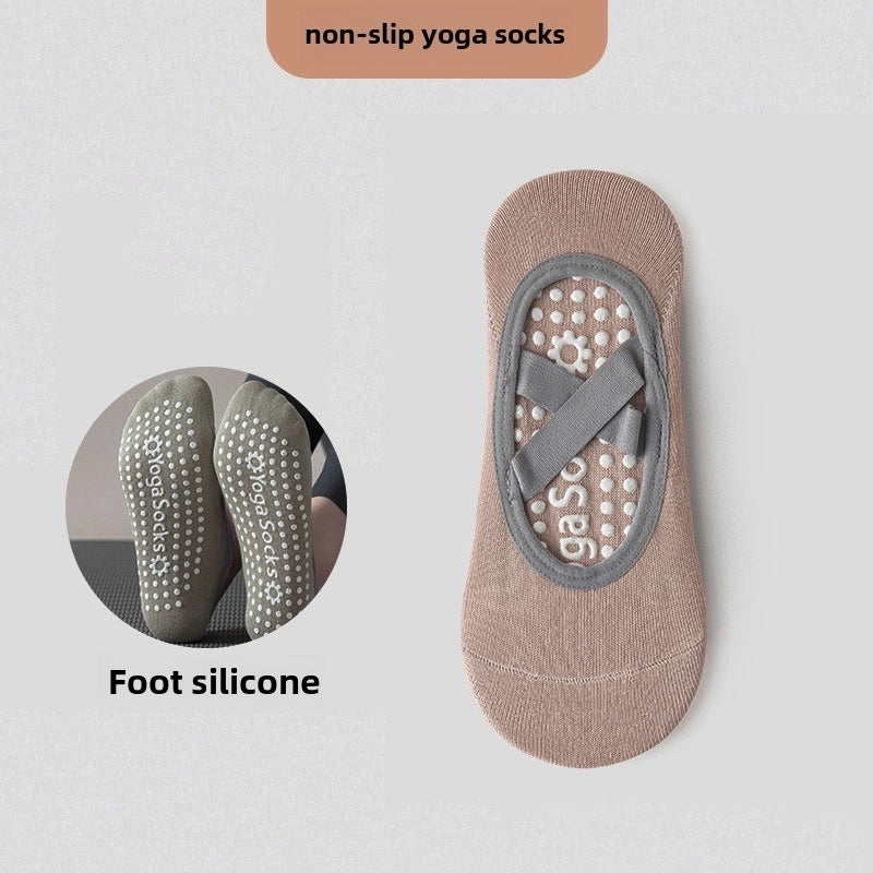 Yoga Socks Women Boat Socks Summer Professional Indoor Fitness Dancing Non-slip Silicone Spring And Autumn Pilates Sports Socks