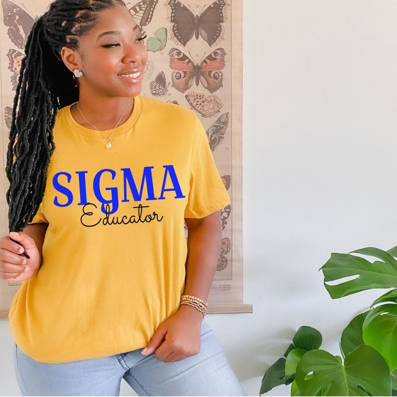 SIGMA Educator Shirt! Sigma Gamma Rho Teachers, Principals and school ...