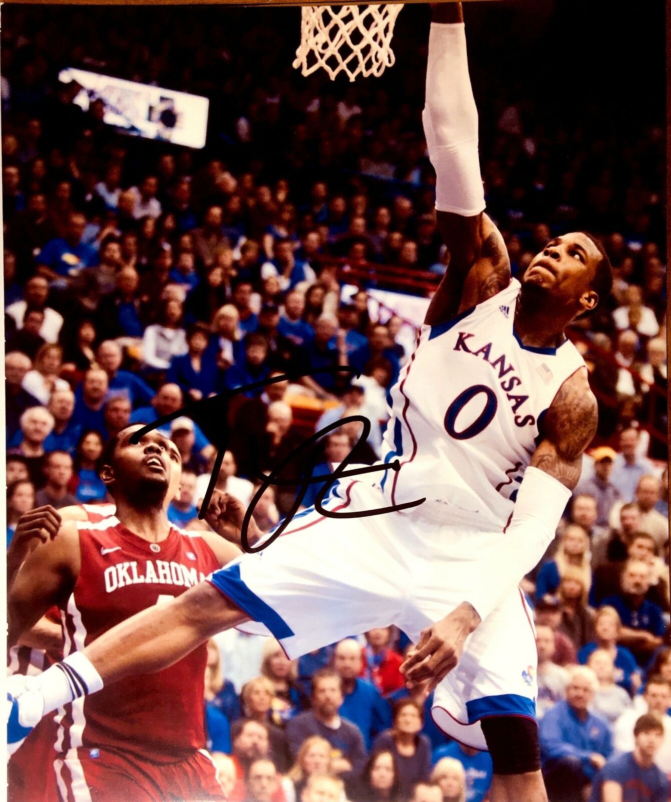 Thomas Robinson Signed 8x10 Photo Poster painting Kansas Jayhawks Sacramento Kings Autograph