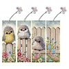 3Pcs DIY Birds Special Shape Diamond Painting Bookmark