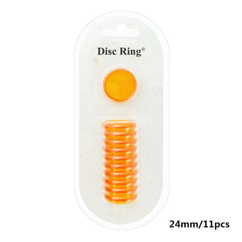 11pcs Loose-leaf Binding Cover Rings Discs Mushroom Hole Binding Ring Binder Notebook Discbound School Office Supplies