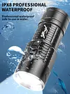 LED Dive Light Rechargeable Scuba Diving Flashlight Underwater Light for Diving
