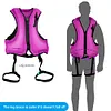 Inflatable Buoyancy Vest Adjustable Breathable Floating Life Vest for Men Women