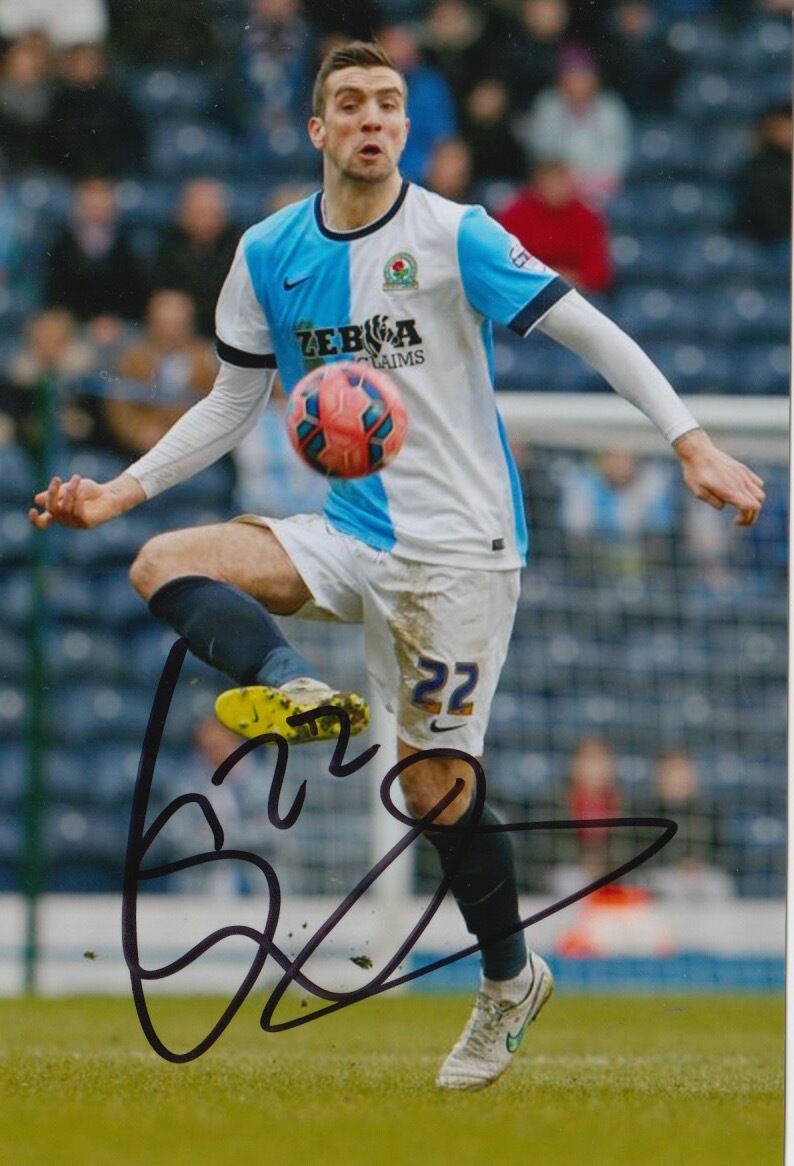 BLACKBURN ROVERS HAND SIGNED SHANE DUFFY 6X4 Photo Poster painting 3.