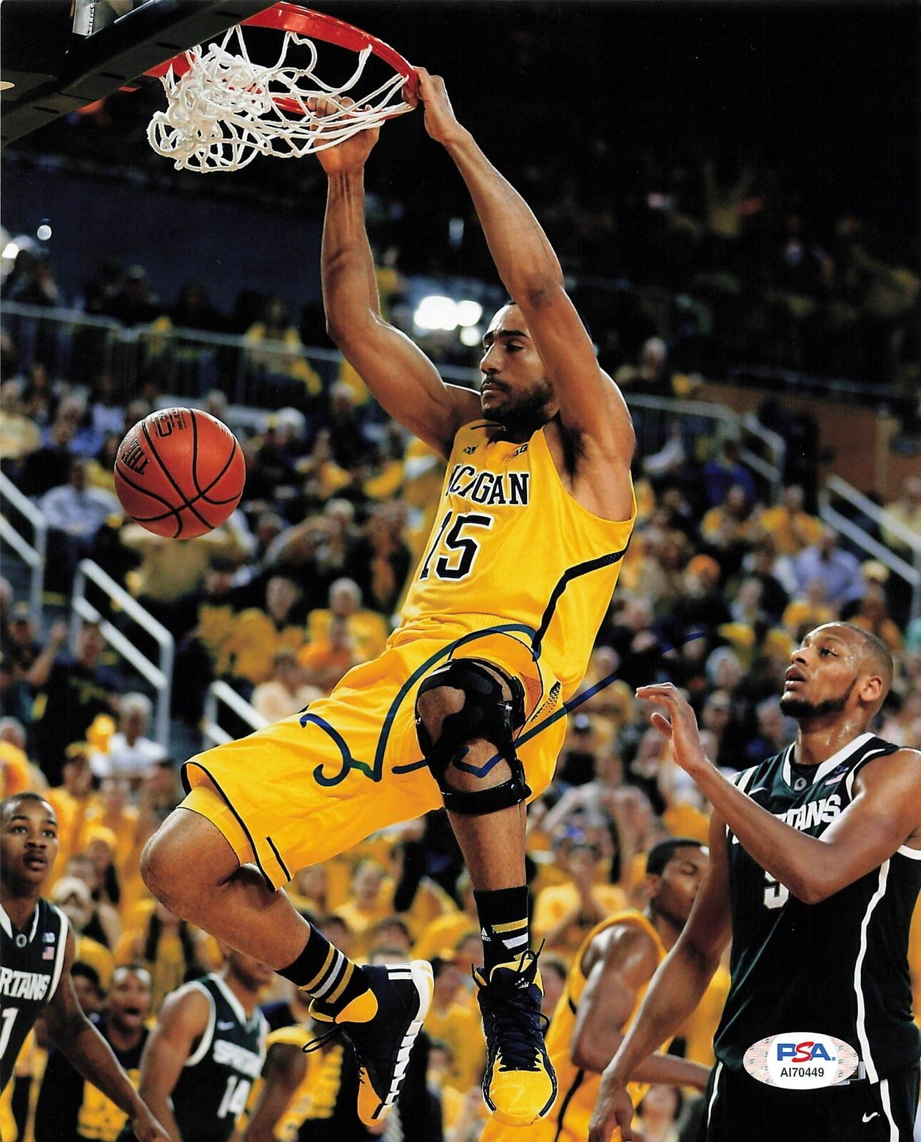 Jon Horford signed 8x10 Photo Poster painting PSA/DNA Michigan Wolverines Autographed