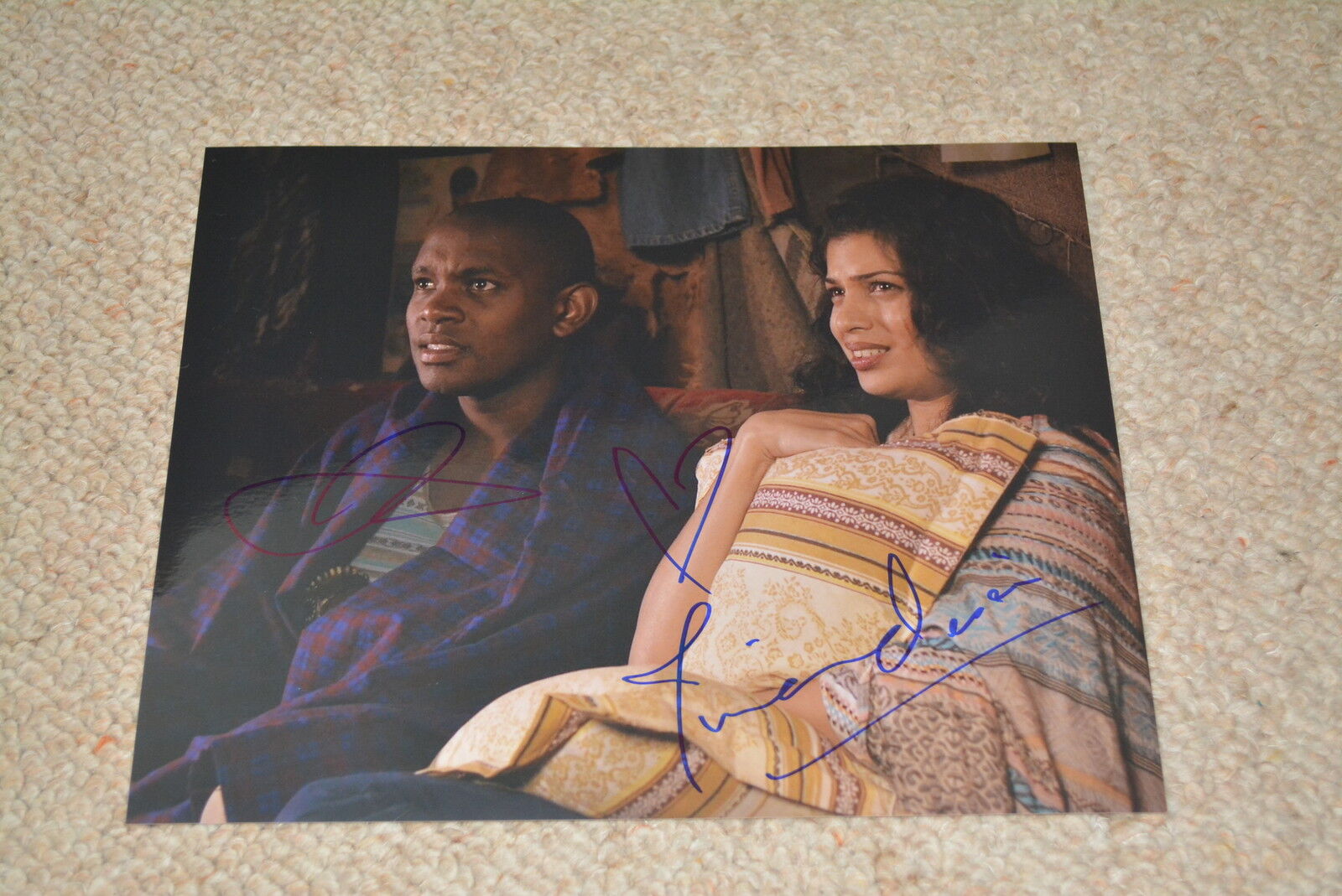 TINA DESAI & AML AMEEN signed autograph In Person 8x10 (20x25cm) SENSE8