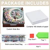 Wooden DIY Moon Fairy Diamond Painting Kit Note Box with 160 Papers for Office
