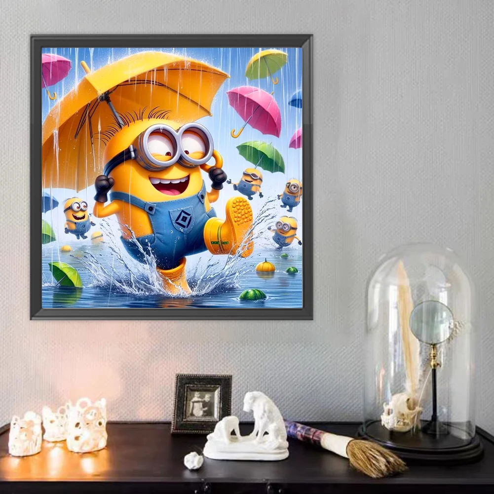 Diamond Painting - Full Round Drill - Minions(Canvas|40*40cm)