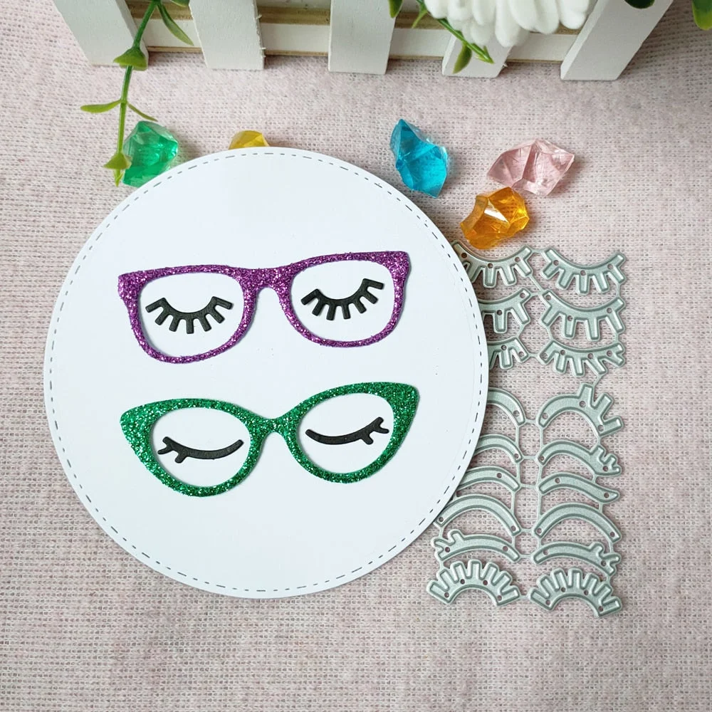 New Type eyelash die punching die metal die cutting die scrapbook decorative paper card DIY embossing crafts