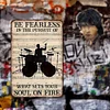 Drum Set - Vintage Metal Signs(12*16Inch) - Music