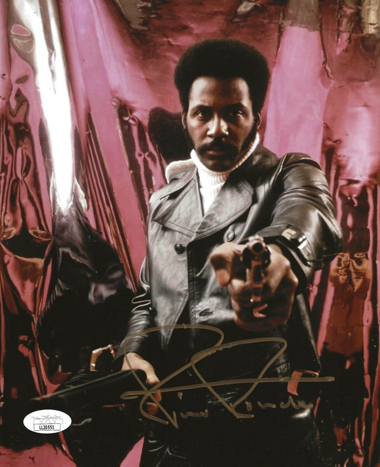 Richard Roundtree signed Shaft 8x10 Photo Poster painting autographed John Shaft JSA