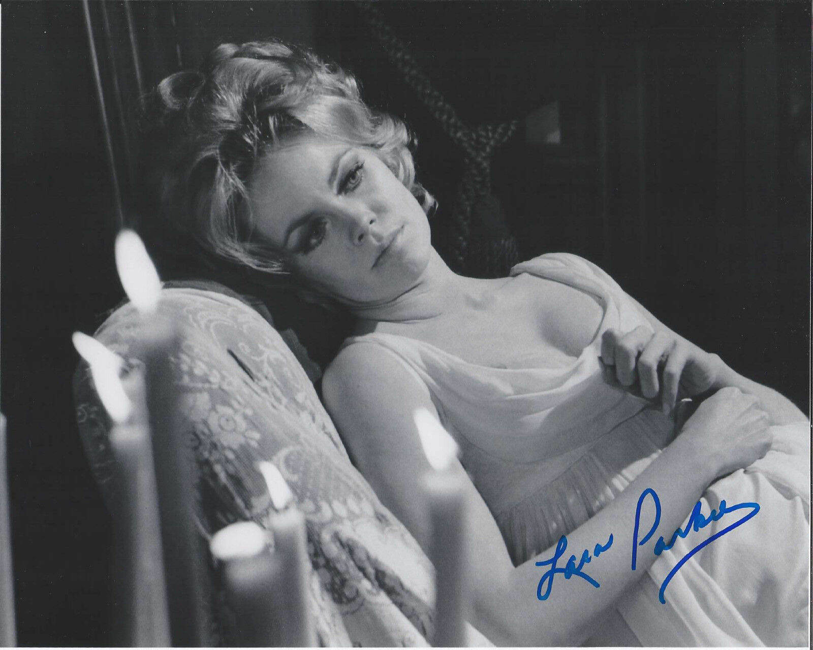 LARA PARKER HAND SIGNED AUTHENTIC 'DARK SHADOWS' ANGELIQUE 8X10 Photo Poster painting w/COA