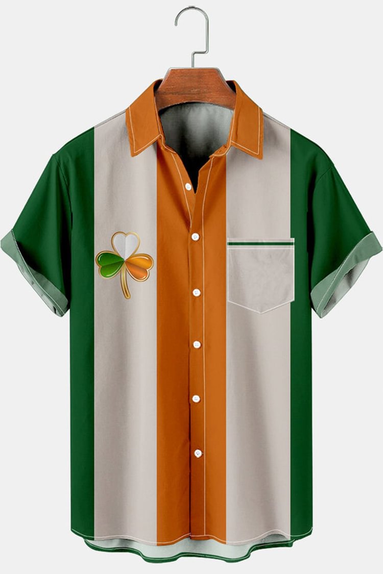Tiboyz Chartreuse Contrast Short Sleeve Shirt