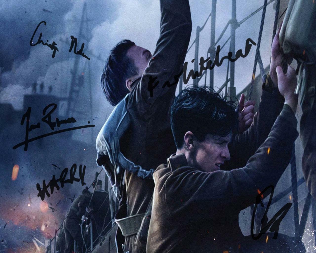 Dunkirk Cast SIGNED AUTOGRAPHED 10 X 8