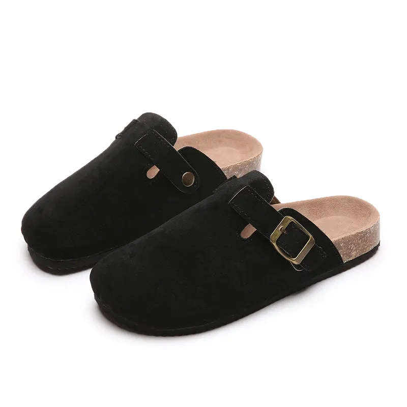 Breakj Breakj Slippers Female Couple Softwood Tug Wish Large Size Roman Shoes Casual Half-Dragging Lazy Shoes Trend