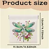 Diamond Painting Dragonfly and Flower PU Storage Bag Coin Purse