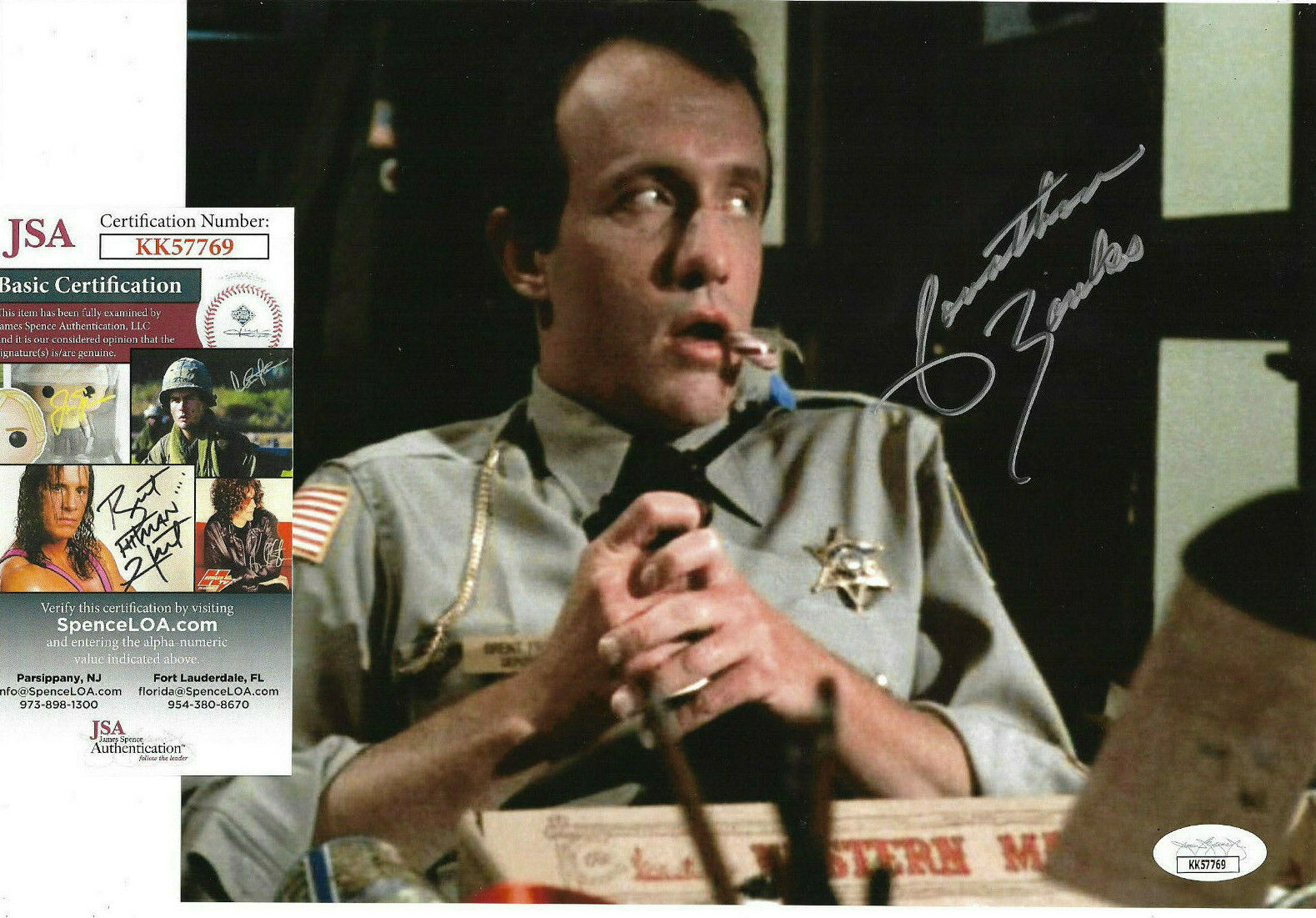 Jonathan Banks Signed 8x10 Photo Poster painting Autographed, Gremlins, Deputy Brent, JSA COA