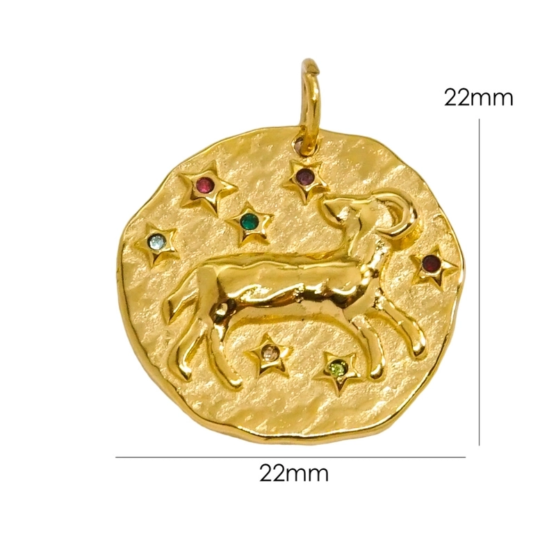 3 Pieces 304 Stainless Steel Rhinestones Constellation Pendant