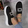 Gioiacombo&trade; Nuove scarpe casual slip-on da donna con strass