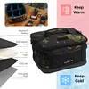 Waterproof Camping Storage Bag & Multi Pocket Outdoor Crossbody Bag(Light Green)