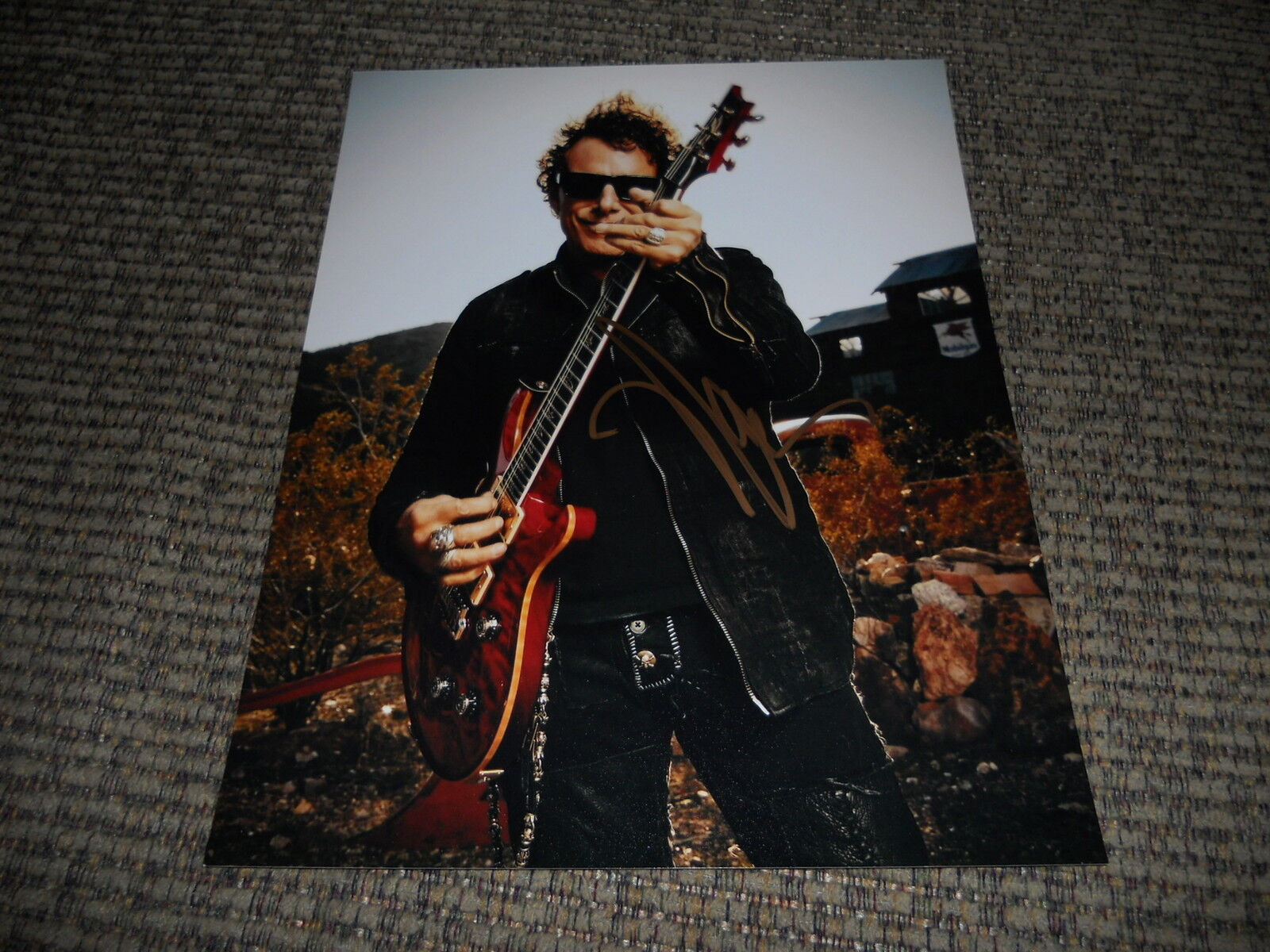 Neal Schon Journey Signed Autographed 8x10 Live Rock Music Guitar Photo Poster painting #2