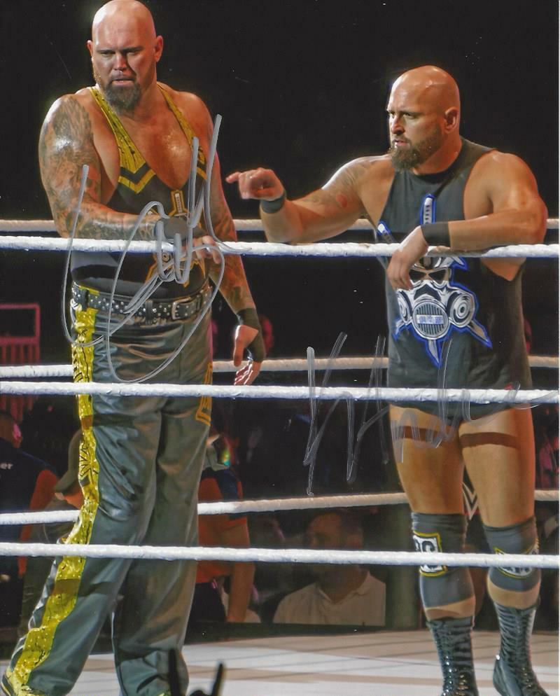 Good Brothers autographed 8x10 Gallows Anderson Bullet Club WWE AEW Impact #1