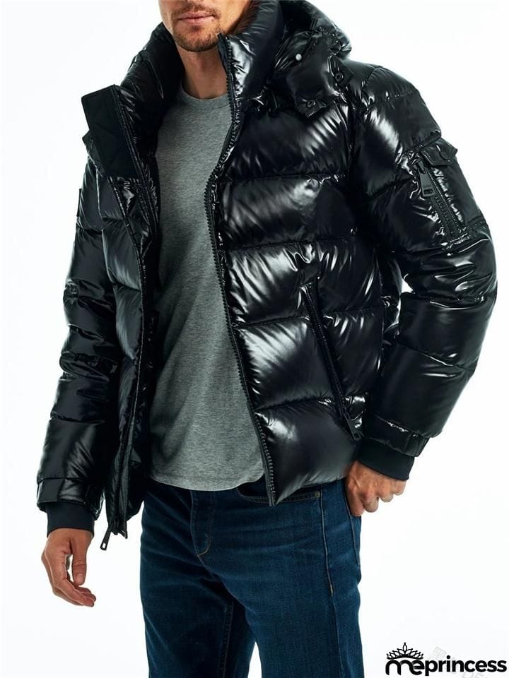 Casual Trendy Thermal Men's Bubble Coat