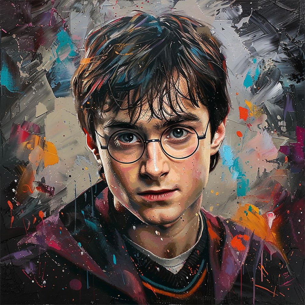 Harry Potter-Paint by Numbers-16"x16"/40x40cm